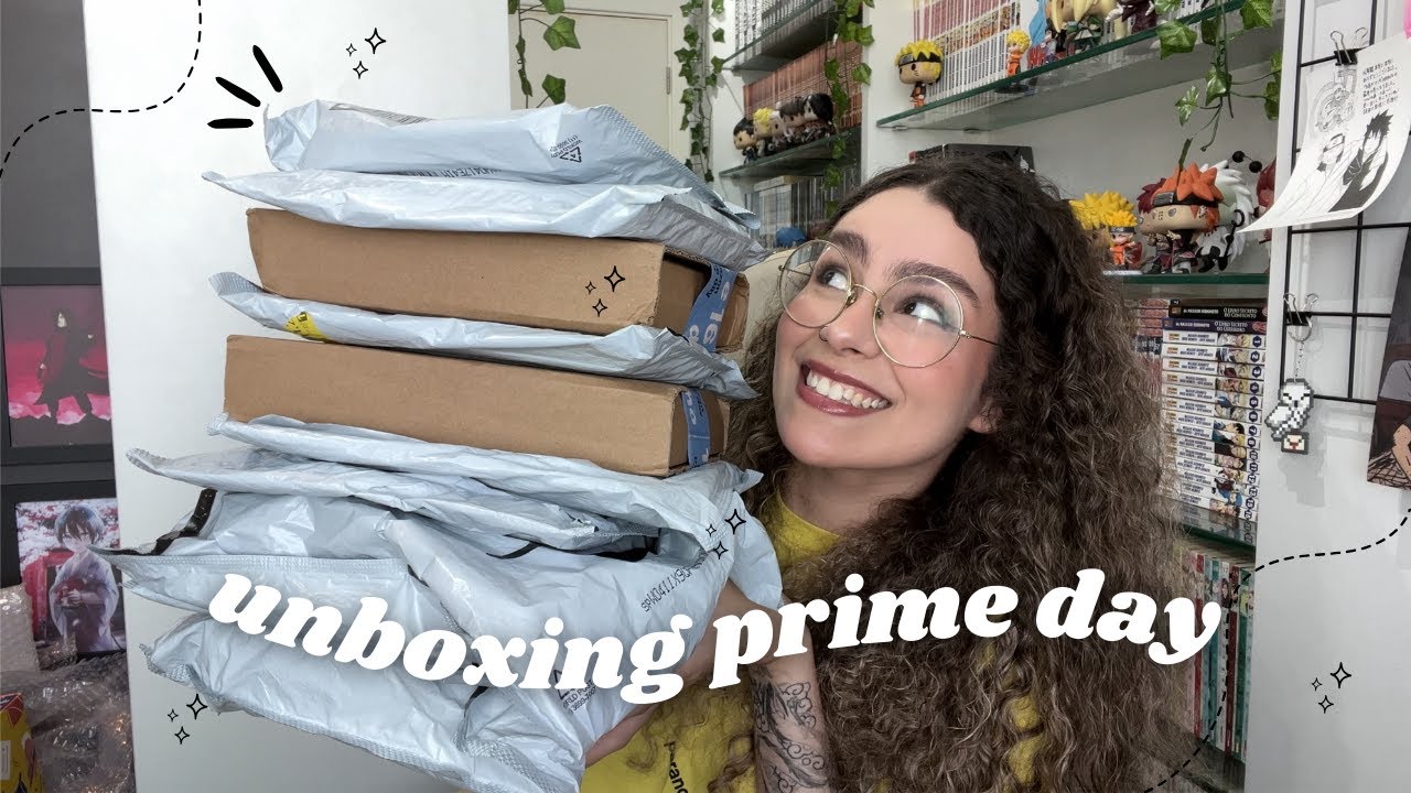 unboxing da prime day: livros e mangás com desconto!!!!!!!