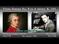 Mozart: Piano Sonata No. 8, Lipatti (1950) モーツァルト ピアノ