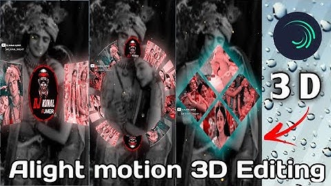 Bolna Mahi Bolna Arijit Singh | alight motion new trending 3d video editing | Radha Krishna stetus