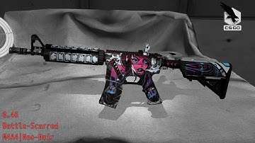 M4A4  Neo Noir Wear/Float