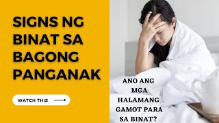 Signs Ng Binat Ng Bagong Panganak Izzvel