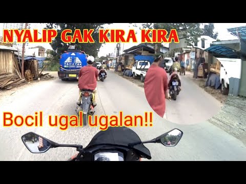 Hampir cr4sh keserempet saat nyalip - bocil dibawah umur ug4l ug4lan dijalan raya || Daily Vlog