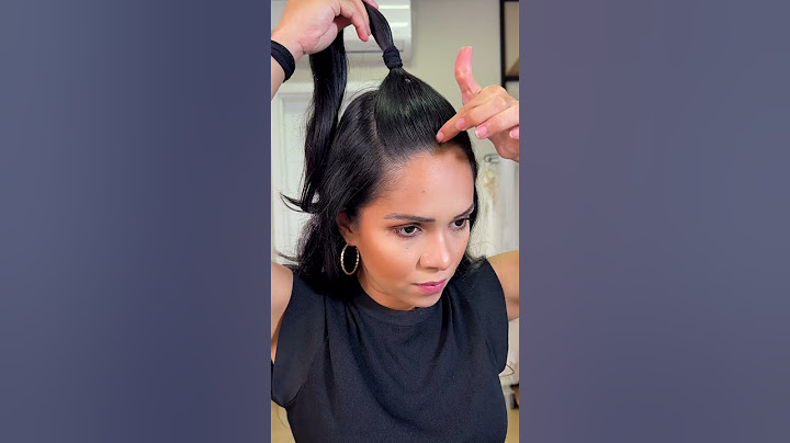 Penteado rabo de cavalo para fazer em casa