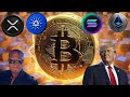 Bitcoin catches the bounce as Trump signs E.O. for BTC to be in 401k's. Chart Requests!!! #BTC #XRP