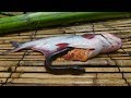 Wow! Unbelievable Eel In Big Fish - Cooking Eels in Banana Tree For Lunch