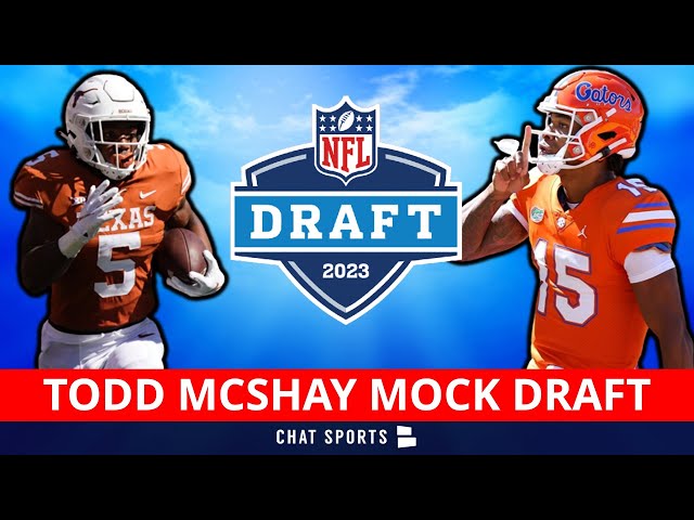 Todd McShay 2023 NFL Mock Draft: Reacting To Round 1 Projections Ft. Bijan  Robinson In Top 5 