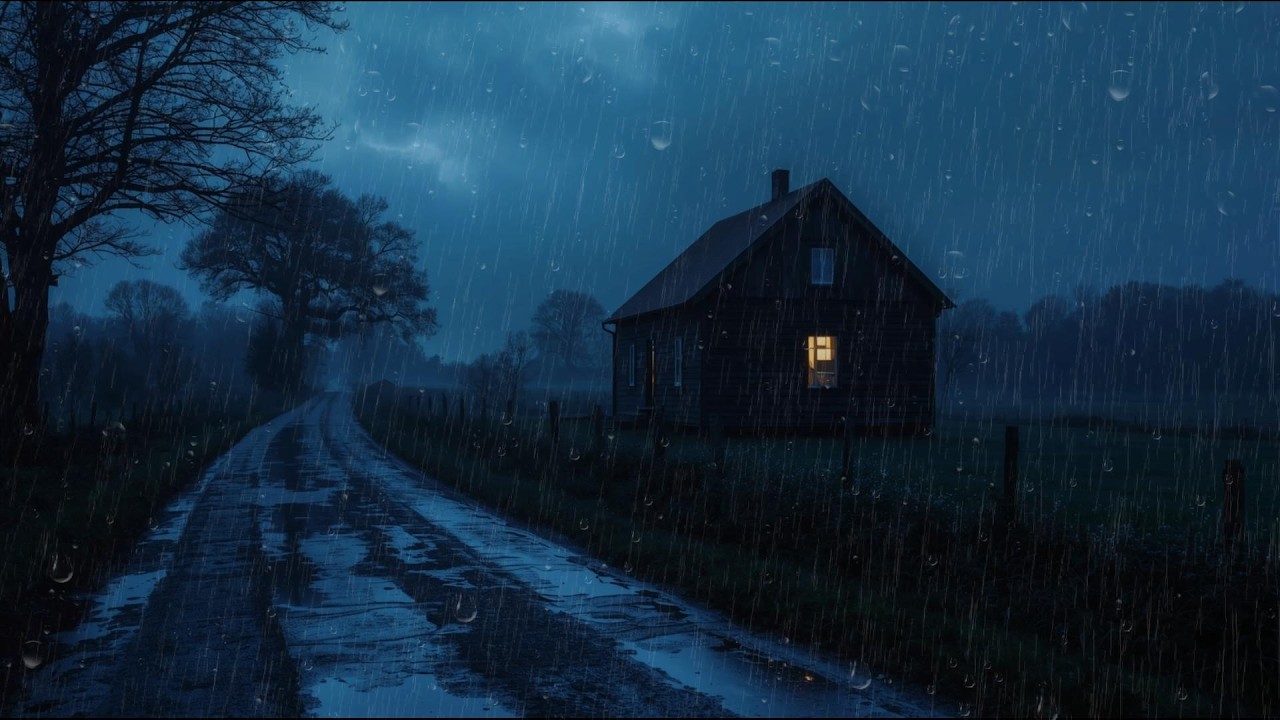 Lonely Night Rain ASMR | Night Ambience for Sleep & Beat Insomnia