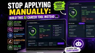 Stop Searching Jobs Manually: Build This AI Tool Instead 🤖 - Using Lovable | easy tutorial