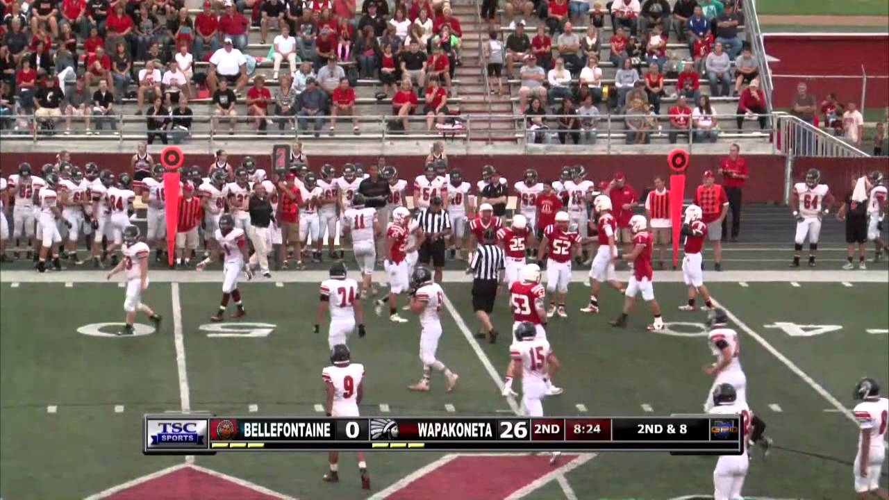 20150828 HS Football Broadcast Bellefontaine at YouTube