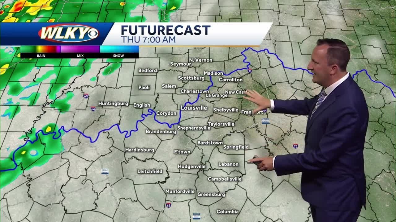 Impact weather on Thursday to help usher in pattern change - YouTube