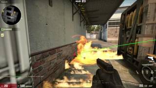 CS:GO Cache A Site Behind Forklift Molotov | CounterNoob.com
