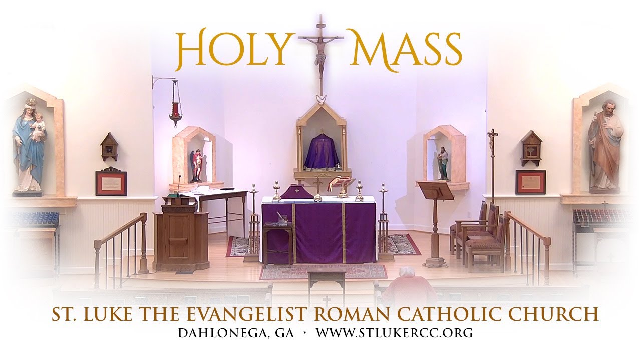 Wednesday of the Fourth Week of Lent - 6PM Holy Mass - YouTube