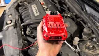 Jump-Starting A Car Using Power Toolssnap-Oncraftsman