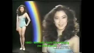 Michelle Yeoh at Miss World 1983