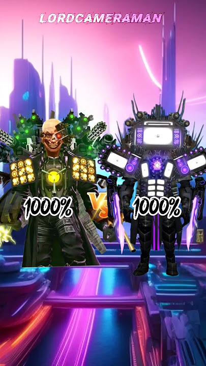Upgraded Scientist Toilet 100% vs Upgraded Titan TV Man 100% #skibiditoilet #viral