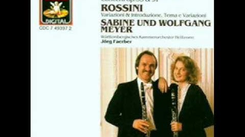 G. Rossini: Introduction, theme and variations