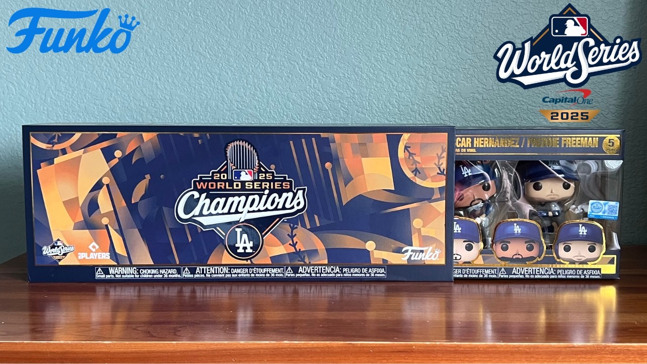 2025 World Series LA Dodgers Champions Funko 5 Pack! - YouTube