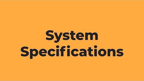 Writing System Specifications | Mathematical Logic