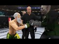 Old Bruce Lee vs. Green Zombie - EA Sports UFC 4