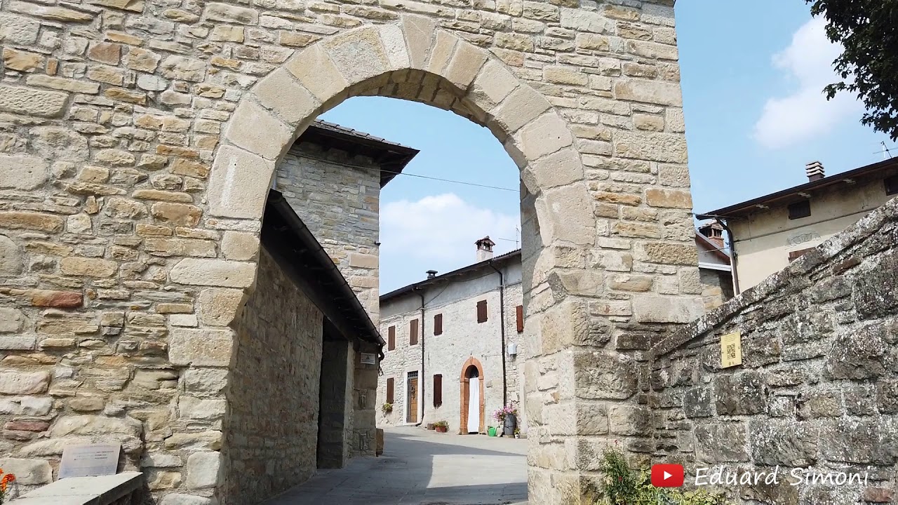 Medieval village Italy Castello di Brandola Polinago Modena