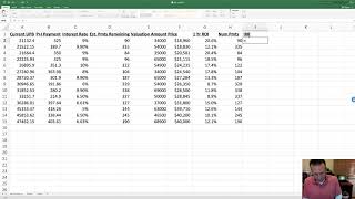 Excel for Mortgage Notes - ROI and IRR