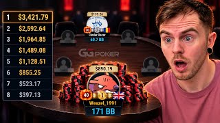 I Had 3x The Chips of Second Place in This PLO Tournament!!!