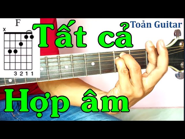 Cách Bấm Tất Cả Hợp Âm Cơ Bản Trên Đàn Guitar - Youtube