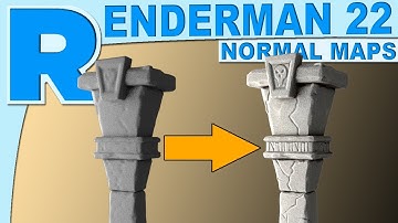Renderman 22 Normal Maps Tutorial
