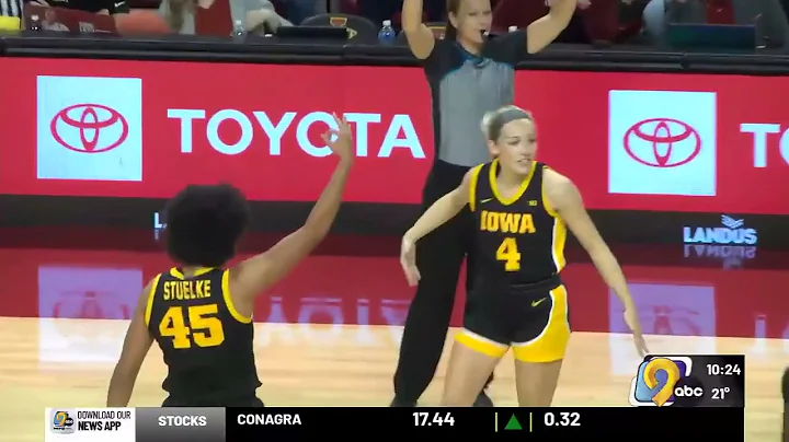 Audi Crooks scores 30 points, No. 10 Iowa State holds off No. 11 Iowa for 74-69 victory