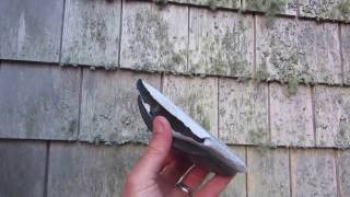 "how do i remove lichen growing out of my cedar siding?"we get that
question a lot. there's no magic to it... just use some sandpaper.