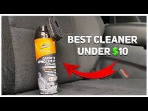 How to clean ugly car stain with Turtle Wax Upholstery Cleaner 