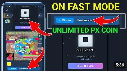 How To Earn Unlimited PX Coin Not pixel / New Trick pixalnot airdrop/ fast mode notpixel