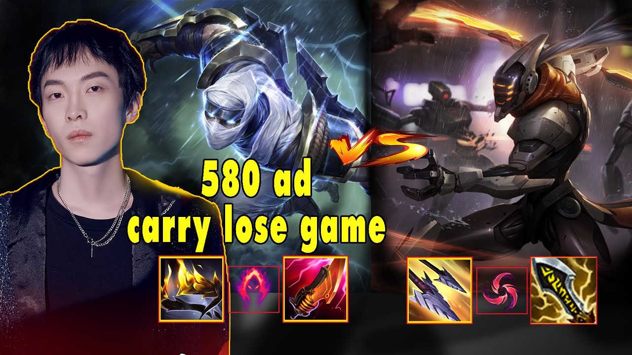 (SUBTITLE) Iron to Master : Zed 580 AD CARRY LOSE GAME - TEAMMATES FEEDERS