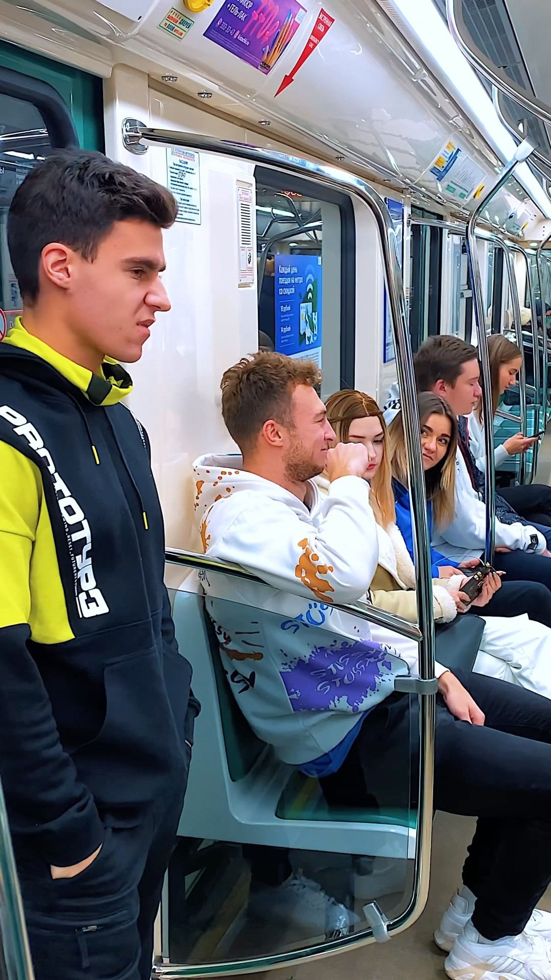 Jumping The Line Prank?? #kiryakolesnikov #funny #comedy #prank
