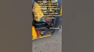 Cracks On Niger Street Road Onitsha Needs Urgent Attention Before It Worsens 