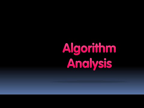 [BJC.2x] Algorithms Part 6 : Analysis Part 1