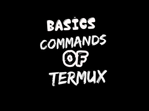 Learn to use Termux app from Basic  | commands used in Termux |