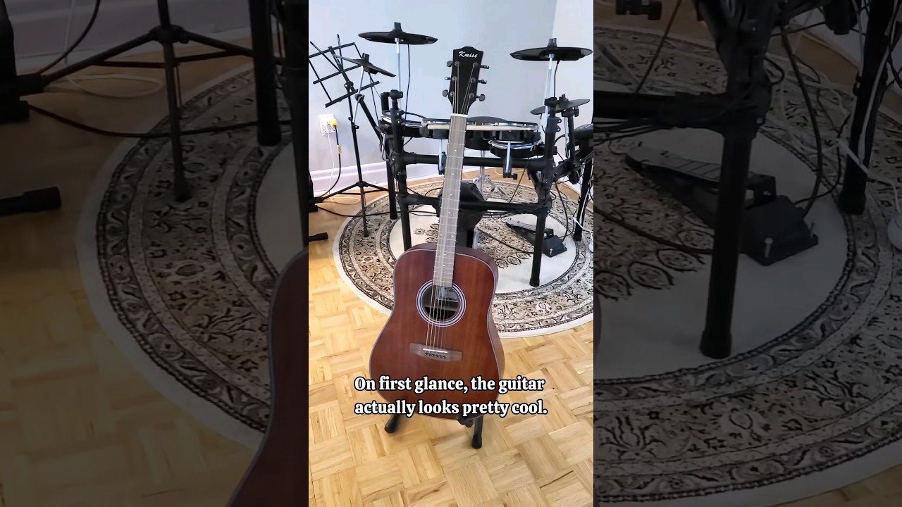 Making a CHEAP Amazon Guitar Play Like a PRO 🎸 #shorts #guitar #guitarist #musician