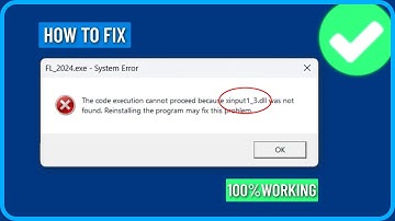 xinput1_3.dll Was Not Found on Windows 11/10/8/7 | Fix xinput1_3.dll Is Missing from Your Computer