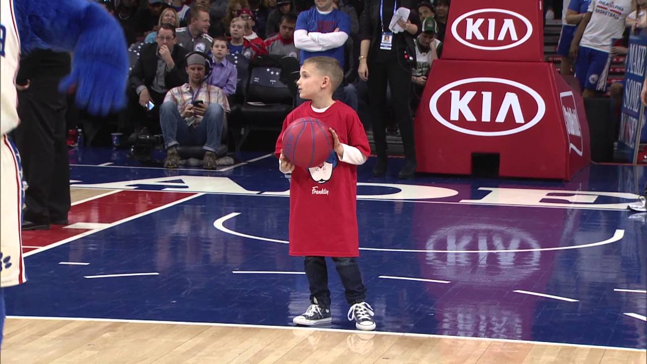 Sixers Kid Dunk Contest YouTube