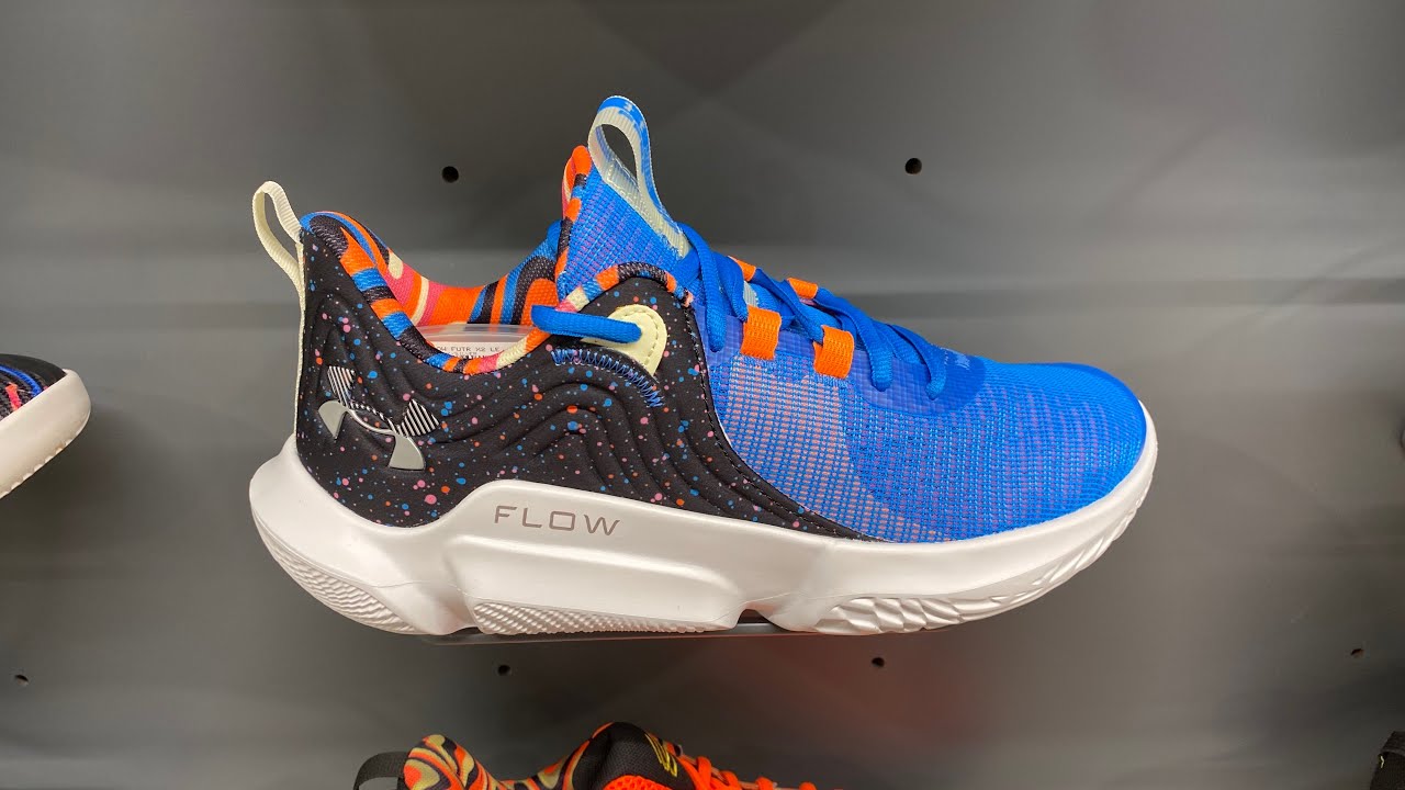 Under Armour Flow FUTR X 2 LE \'Carnival Blue Basketball Size 9‎ Men 3026757-001 Under Armour Flow Futr X2 Basketball Shoes Brilliant Blue  main image 2