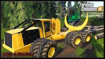 Directional Felling & Clambunk - TimeLapse Logging 1 - Farming Simulator 2019 - FDR Logging