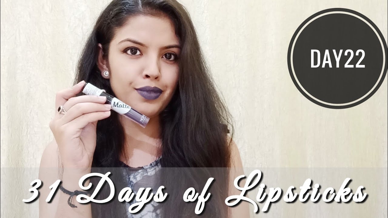 Nicka K True Matte Lip Color | Day: 22 | 31 Days of Lipsticks | HINDI | Pari Ashwani