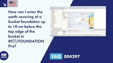 FAQ 004297 | How can I enter the earth covering of a bucket foundation up to 10 cm below the top ..