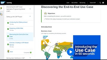 SAP BTP : Setting up the CAP-Project - Learning Journey 2.3 - 2.5