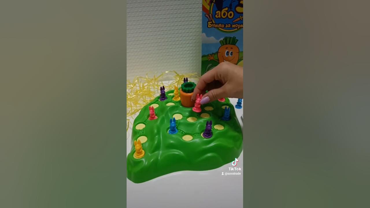 Настільна гра «Заячі перегони» - YouTube