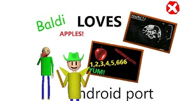 baldi loves apples baldi basics android mods