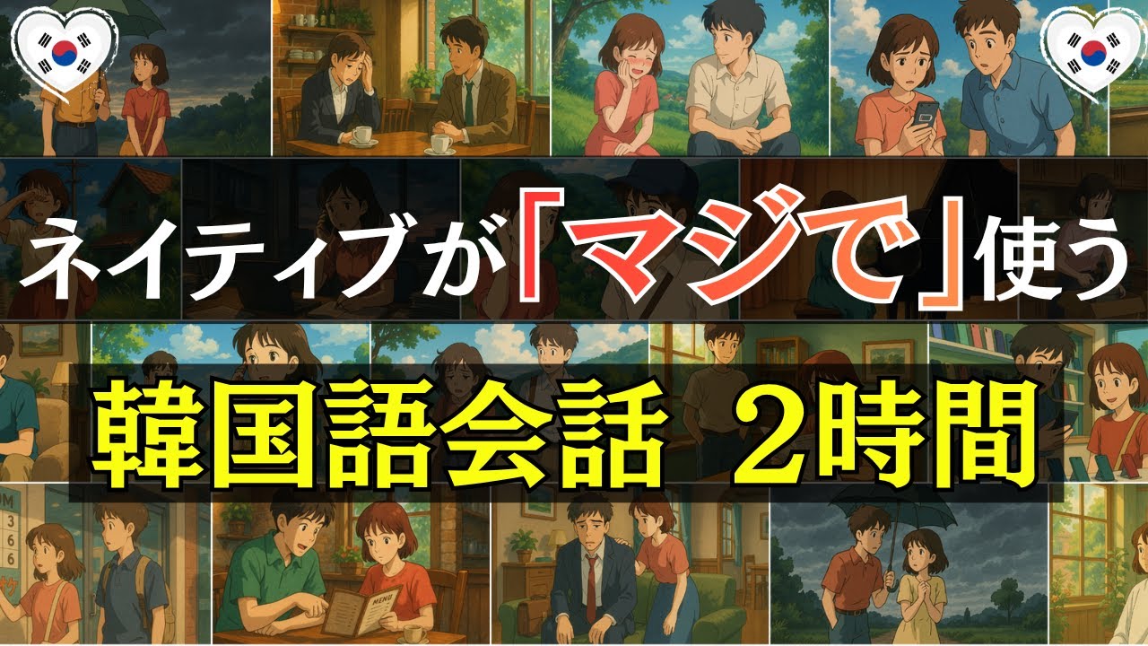 【韓国語会話】ネイティブが「マジで!!」使う会話フレーズ2時間