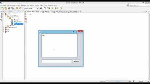 Java chat application using GUI architecture