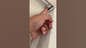 Open & close motorized Bali blinds manually